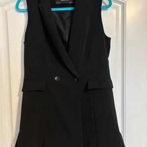 Zara Basic  Black Blazer Dress